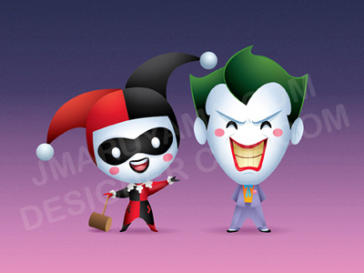 Harley & Mr. J batman dc designer con harley quinn jerrod maruyama the joker