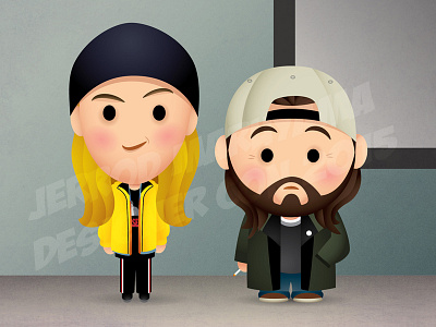 Little Jay and Little Bob clerks cuddly destruction designer con jay and silent bob jerrod maruyama kevin smith supahcute