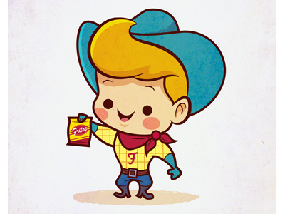 The Frito Kid character design cute disneyland kawaii retro the frito kid