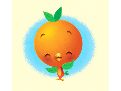 The Florida Orange Bird cute disney world florida kawaii orange bird