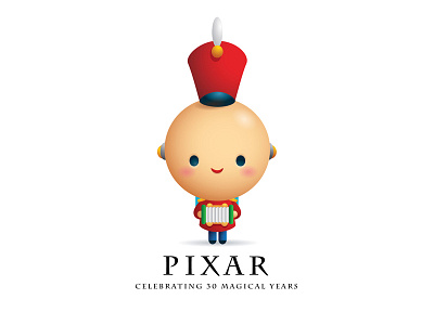 Pixar 30th 30th anniversary cute disney jerrod maruyama kawaii pixar tin toy