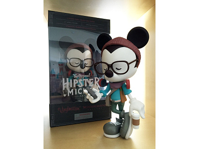 Hipster Mickey Vinylmation disneyland downtown disney hipster mickey jerrod maruyama mickey mouse wonderground gallery