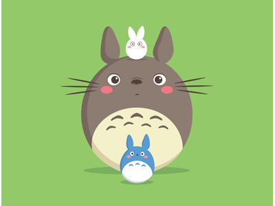 Totoro Circles By Jerrod Maruyama On Dribbble