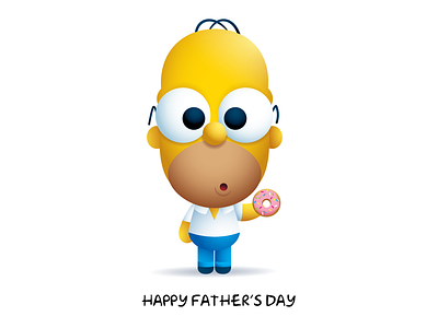 Homer donut fathers day homer homer simpson the simpsons