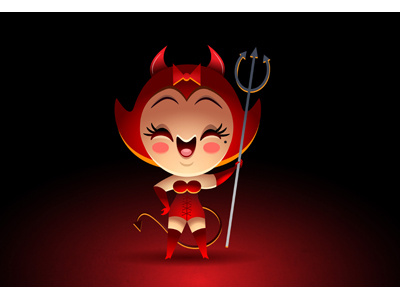 Devil Girl character design cute devil girl kawaii