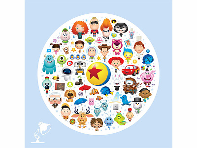 World of Pixar brave disney inside out jerrod maruyama monsters inc. pixar the incredibles toy story up wonderground gallery