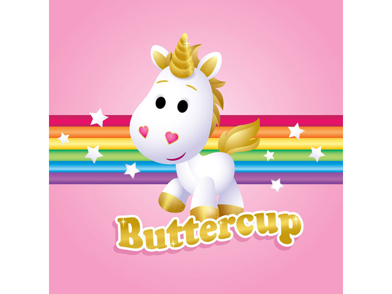 disney unicorn buttercup