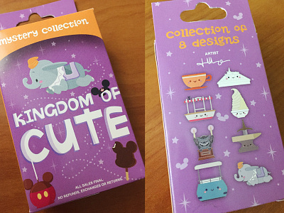 Kingdom of Cute Pins cute disney disneyland jerrod maruyama jmaruyama kawaii kingdom of cute pin trading pins