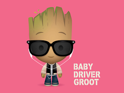 Baby Driver Groot