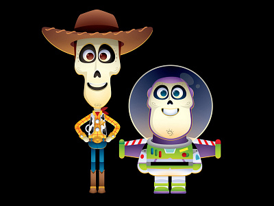 Toys of the Dead buzz lightyear coco disney jmaruyama pixar toy story toys woody