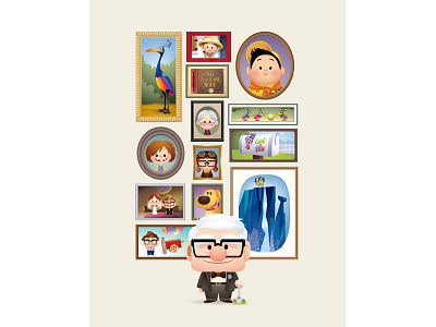 A Life of Adventure adventure is out there character design cute disney epcot jmaruyama kawaii pixar up walt disney world