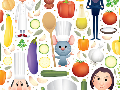 Remy's Recipe california adventure character design disney food and wine festival illustration jmaruyama pixar ratatouille remy