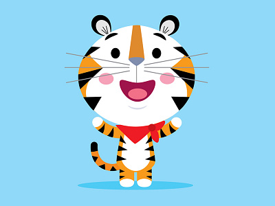 Grrreat! cereal character design cute illustration national cereal day tiger