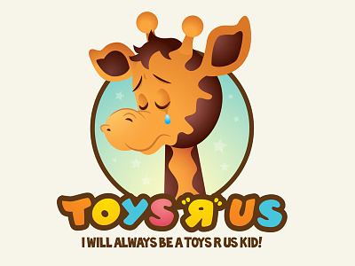 Toys R Us brands character art geoffrey the giraffe jmaruyama logo mascot toys r us