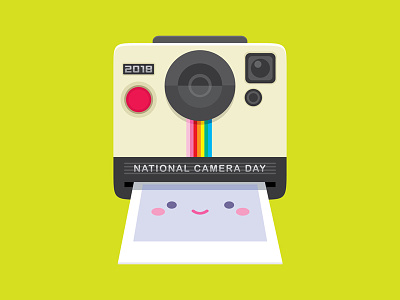 National Camera Day 2018 camera character illustration cute design icon jerrod maruyama jmaruyama kawaii logo maruyama