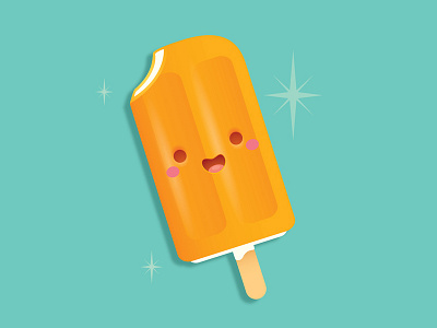 Creamsicle character design creamsicle cute food illustration jerrod maruyama jmaruyama posicle sweet