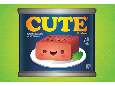 Kawaii Luncheon Mean cute kawaii luncheon meat