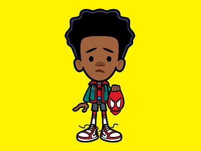 Miles Morales character design cute jmaruyama spider man