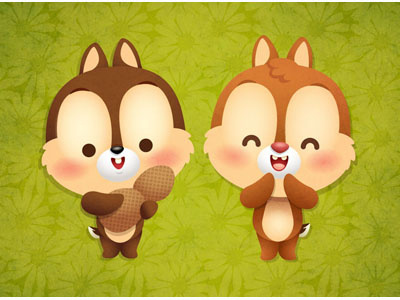 Kawaii Chip & Dale chip cute dale disney kawaii