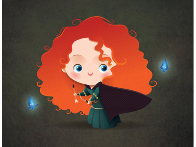 Kawaii Merida - BRAVE