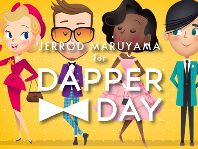 Dapper Day Characters character design dapper day disneyland