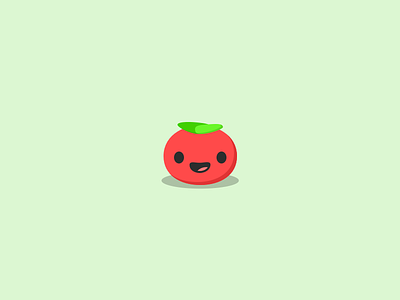 Happy Tomato cute food illustration sketch stickermule tomato vector