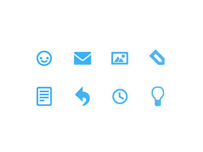 Arbeixi Icons blue icon icon set icons illustration sketch vector
