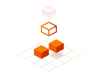 Blocks blocks box cuboid geometry orange