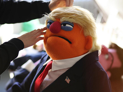 Donald Trump Puppet caricature character design donald trump puppet puppetry puppets trump