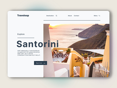 Travel Hero page Concept appdesign branding design developer mobile design ui ui designer uiux user experience user interface ux webdesign