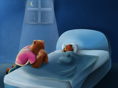 Bedtime story illustration