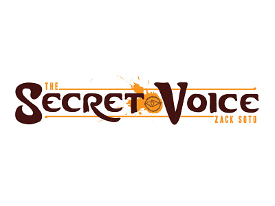 Secret Voice comics logo typography wordmark zack soto