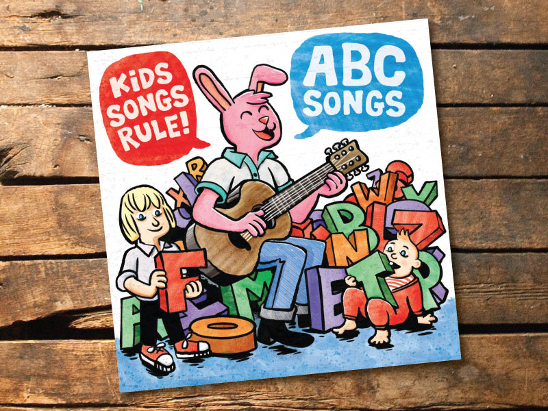 Kids Songs Rule - Abc Songs comic art album art illustration cartooning