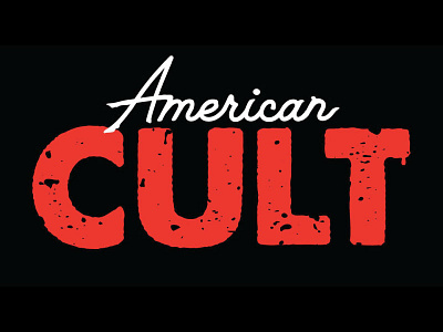 Book Title Design - American Cult