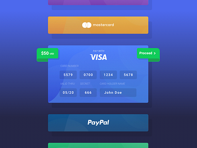 Payment checkout checkout mastercard payment paypal ui ux visa