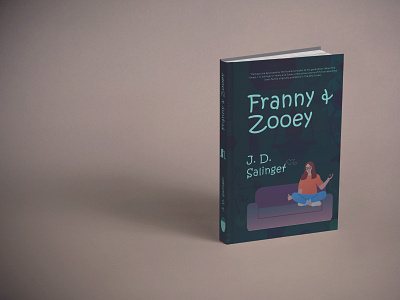 Franny and Zooey /Book cover/ J.D.Salinger book cover book design design franny and zooey illustration salinger