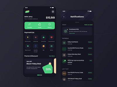 Online Payment App Design ✨ 3d adobe photoshop adobe xd android animation app branding dark design dark ui design design figma graphic design illustration logo motion graphics online payment app design payment app ui ui design uiux