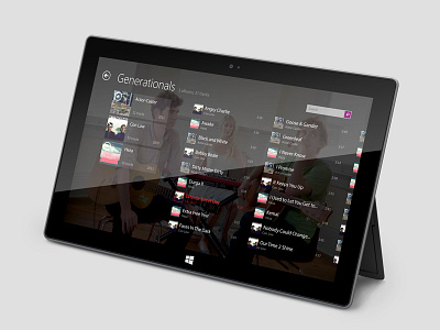 Artist Page 10tracks microsoft music windows 8