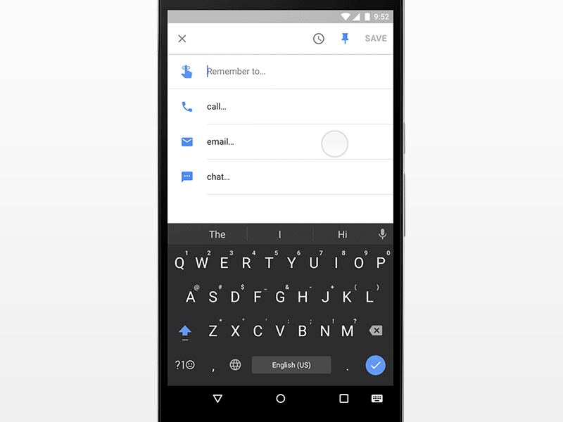 Setting Up Time for Google Inbox Reminder android animation gif google google inbox material design reminder