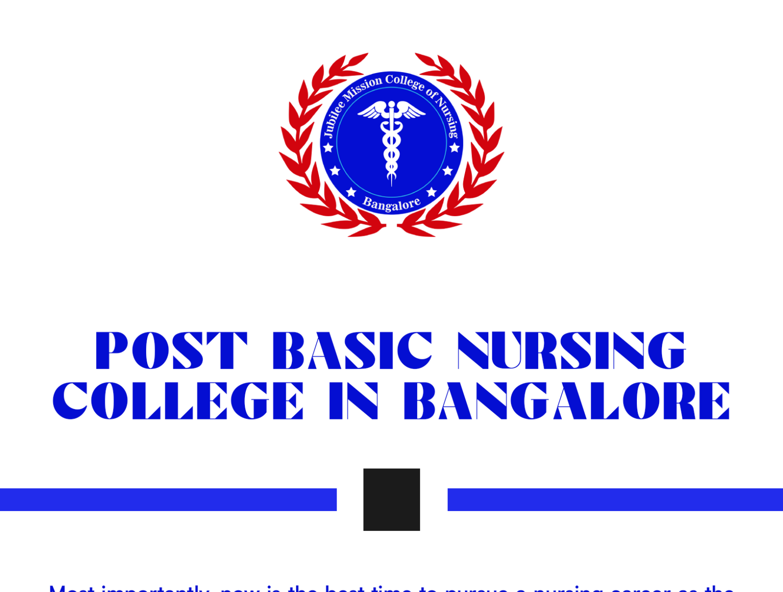 Post Basic Nursing College in Bangalore Jubilee Mission by Jubilee