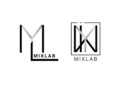 MIXLAB logo bar tender branding design logo mixology vector