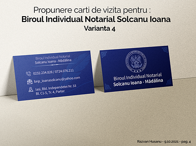 Business cards proposition for a local notary v4 branding design graphic design illustration logo