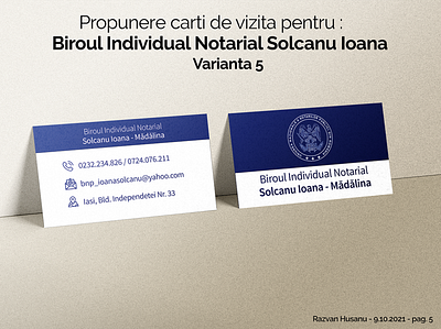 Business cards proposition for a local notary v5 branding design graphic design illustration logo