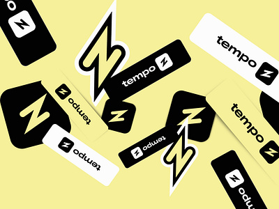 Tempo Z. Delivery service logo branding delivery deliverylogo deliveryservice design graphic design logo logodesign sticker stickerdesign stickerpack topview