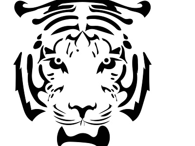 Tiger SVG Tiger Face SVG