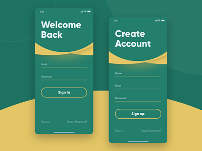 Daily UI #001 Sign up screen app ui challenges daily 100 challenge daily ui dailyui signup ui uiux uiuxdesign