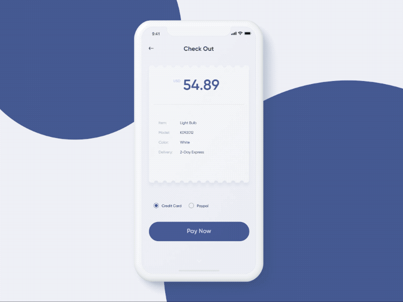 Daily UI #002 Credit Card for Checkout Screen app ui checkout process interactiondesign uiux