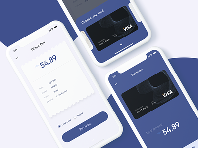 Daily UI #002 Credit Card Checkout Screens