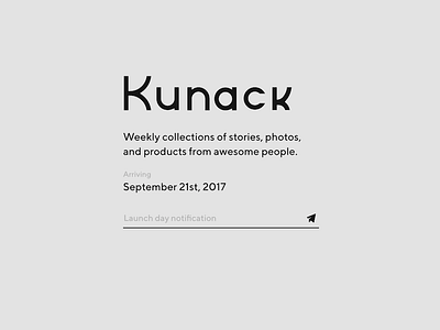 Kunack Screenshot community design photos website