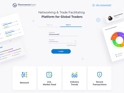 Networking & Trade | Website Design | UI UX | Web Graphics
